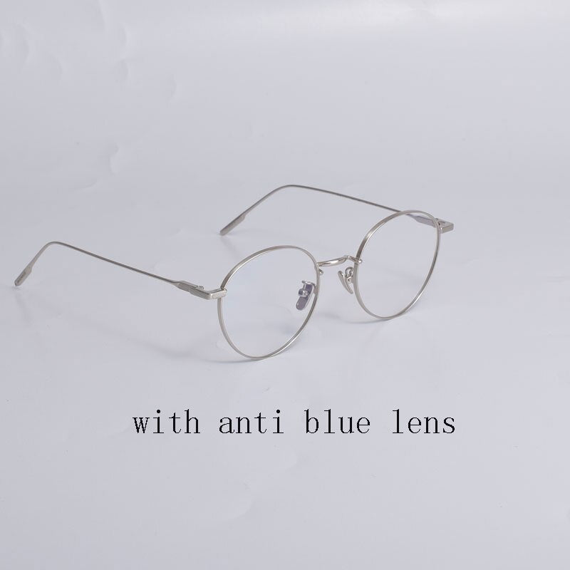 2022  Korean Brand Optical Eyeglasses Frames 9PROUD X  ROUND Myopia Reading Presciption Glasses Frames Man Women With Case