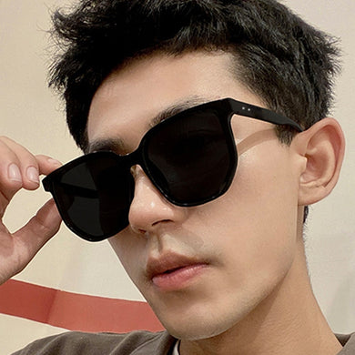 2023 Korean GM Big Frame Sunglasses Women Man  Brand Oversize Sun Glasse for Female UV400 Beach Shades Mirror Goggles