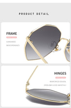 Carica l&#39;immagine nel visualizzatore di Gallery, 2023 Ladies Sunglasses Korean Version Of Tide UV Polarized Gradient Taiyang Glasses 72052