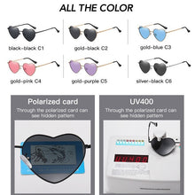 Load image into Gallery viewer, 2023 Love Heart Sun glasses Women Female Brand Design Vintage Women's UV400 Polarized Sunglasses Shades Oculos