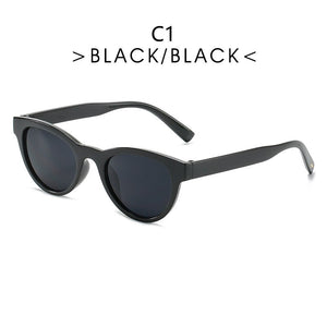 2023  Trend Sunglasses  Female Dark Brown Oval Eyewear   Male Simple Modeling Outcdoor Oculos De Sol UV400