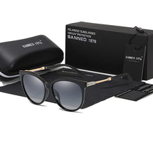 Load image into Gallery viewer, 2023  HD Polarized Women Sunglasses Round Ladies Vintage Brand Design Cat Eye Woman Female Sun Glasses Oculos