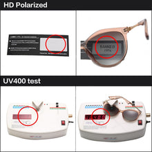 Load image into Gallery viewer, 2023  HD Polarized Women Sunglasses Round Ladies Vintage Brand Design Cat Eye Woman Female Sun Glasses Oculos
