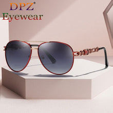 Load image into Gallery viewer, 2023   Personality Hollow Metal Polarized Sunglasses  Men Women Retro Brand Design Sunglasses Oculos De Sol 913
