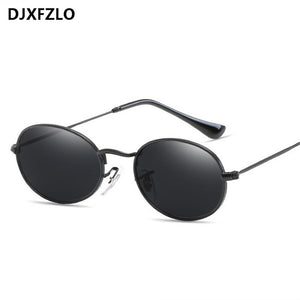 2023  Retro Small Metal Frame Steampunk Sunglasses Women Men Vintage Oval Sun Glasses Vintage Eyewear oculos