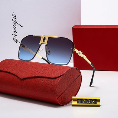 2023  Sunglasses Ladies Top Brand Designer Square Sun Glass Multicolor Original Logo 1:1 Glasses Gafas De Sol Очки