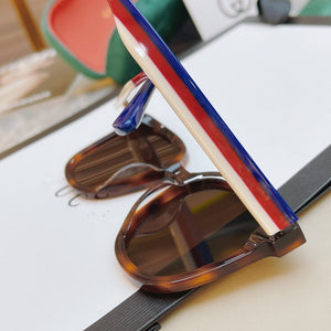 2023  Sunglasses Women Brand Designer Gray Acetate Frame Gradient Lens Classic Female Male Eyewear UV400 G0989