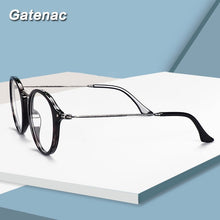 Load image into Gallery viewer, 2023 Men Retro Plastic oundsteel Eyeglasses Frame Women Round Myopia Optical Glasses Frame Prescription Eyewear