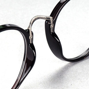 2023 Men Retro Plastic oundsteel Eyeglasses Frame Women Round Myopia Optical Glasses Frame Prescription Eyewear