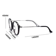 Load image into Gallery viewer, 2023 Men Retro Plastic oundsteel Eyeglasses Frame Women Round Myopia Optical Glasses Frame Prescription Eyewear