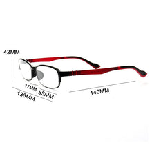 Load image into Gallery viewer, 2023 Men Retro Plastic steel Eyeglasses Frame Women Comfortable Myopia Optical Glasses Frame Prescription Eyewear