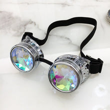 Carica l&#39;immagine nel visualizzatore di Gallery, 2023 Men Women Welding Goggles Gothic Steampunk Cosplay Antique Spikes Vintage Glasses Eyewear Kaleidoscope Retro Sunglasses