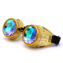 Carica l&#39;immagine nel visualizzatore di Gallery, 2023 Men Women Welding Goggles Gothic Steampunk Cosplay Antique Spikes Vintage Glasses Eyewear Kaleidoscope Retro Sunglasses
