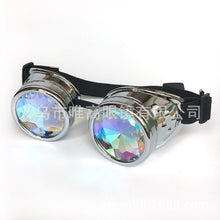 Carica l&#39;immagine nel visualizzatore di Gallery, 2023 Men Women Welding Goggles Gothic Steampunk Cosplay Antique Spikes Vintage Glasses Eyewear Kaleidoscope Retro Sunglasses
