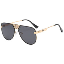 Carica l&#39;immagine nel visualizzatore di Gallery, 2023 Men&#39;s Round Trim Sunglasses Trendy Sunglasses European and American Celebrities Same Glasses