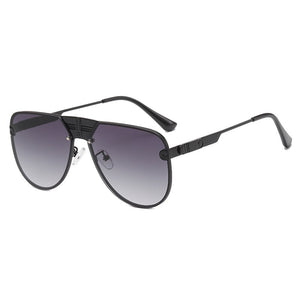 2023 Men's Round Trim Sunglasses Trendy Sunglasses European and American Celebrities Same Glasses