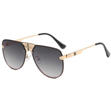 Carica l&#39;immagine nel visualizzatore di Gallery, 2023 Men&#39;s Round Trim Sunglasses Trendy Sunglasses European and American Celebrities Same Glasses