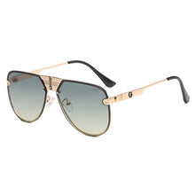 Carica l&#39;immagine nel visualizzatore di Gallery, 2023 Men&#39;s Round Trim Sunglasses Trendy Sunglasses European and American Celebrities Same Glasses