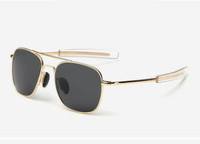 Load image into Gallery viewer, 2023 Mens Pilot Military Sunglasses Driving Mirrored Glasses Eyewear  Blue Brand Designer Polarized Sunglasses