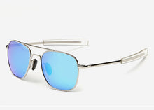 Load image into Gallery viewer, 2023 Mens Pilot Military Sunglasses Driving Mirrored Glasses Eyewear  Blue Brand Designer Polarized Sunglasses