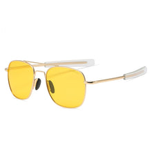 Load image into Gallery viewer, 2023 Mens Pilot Military Sunglasses Driving Mirrored Glasses Eyewear  Blue Brand Designer Polarized Sunglasses