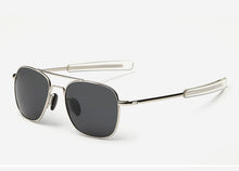 Load image into Gallery viewer, 2023 Mens Pilot Military Sunglasses Driving Mirrored Glasses Eyewear  Blue Brand Designer Polarized Sunglasses