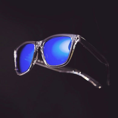 2023 Mirror Clear Frame Polarized Sunglasses women Vintage Sun Glasses Brand  Mirror Shades Oculos UV 400