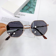 Load image into Gallery viewer, 2023 Octagon Sunglasses Women Gold Black Brown Small Sun Glasses For Men Polygon Metal Frame Birthday Present Male UV400