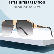 Carica l'immagine nel visualizzatore di Gallery, 2023 One Piece Sunglasses Retro Sunglasses Men Modern Square Sunglasses Ladies Sunglasses