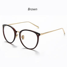 Load image into Gallery viewer, 2022 New Optical Glasses Frame Women Men Retro Round Oversized Eyeglasses Frames Fashion Metal Spectacles Clear Lenses Glasses