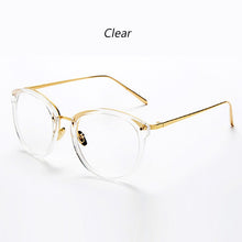 Load image into Gallery viewer, 2022 New Optical Glasses Frame Women Men Retro Round Oversized Eyeglasses Frames Fashion Metal Spectacles Clear Lenses Glasses