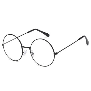2022 New Optical Glasses Frame Women Men Retro Round Oversized Eyeglasses Frames Fashion Metal Spectacles Clear Lenses Glasses