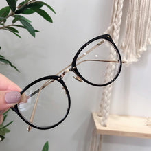 Load image into Gallery viewer, 2022 New Optical Glasses Frame Women Men Retro Round Oversized Eyeglasses Frames Fashion Metal Spectacles Clear Lenses Glasses