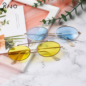 2022  Oval Sunglasses Women Vintage Brand Designer Sun Glasses Shades Female UV400