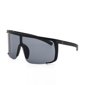 2023 Oversized Classic Sunglasses Men Women One Piece Brand Design Windproof Sun Glasses Sports Shield Big Frame Male UV400