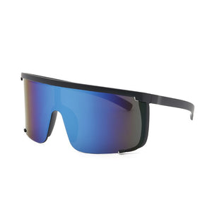 2023 Oversized Classic Sunglasses Men Women One Piece Brand Design Windproof Sun Glasses Sports Shield Big Frame Male UV400