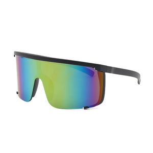 2023 Oversized Classic Sunglasses Men Women One Piece Brand Design Windproof Sun Glasses Sports Shield Big Frame Male UV400