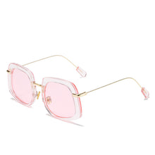 Load image into Gallery viewer, 2023 Personalized Oval Green Sunglasses Women Yellow Red Sun Glasses Men Pink Shades Girl  Brand Designer Cool