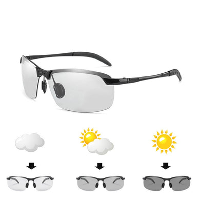 2023 Photochromic Sunglasses Men Polarized Driving Chameleon Glasses Male Change Color SunGlasses Day And Night Vision