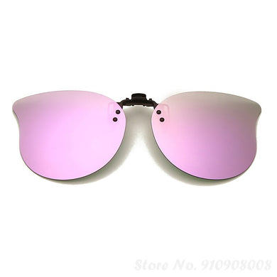 2023 Polarized Clip On Sunglasses Men Yellow Lens Night Vision Sun Glasses Car Driving Flip Up Lens Eyewear Accessories