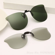 Carica l&#39;immagine nel visualizzatore di Gallery, 2023 Polarized Clip On Sunglasses Men Yellow Lens Night Vision Sun Glasses Car Driving Flip Up Lens Eyewear Accessories