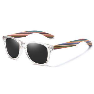 2023 Polarized Sunglasses for Men Boys and Girls with Recycled Frames Summer Women's Wood Dark Glasses for Car Driving