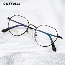 Load image into Gallery viewer, 2023 Pure Titanium Glasses Frame Women Comfortable Prescription Glasses Frame Men UltralightMyopia Optical Eyeglasses Frame
