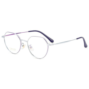2023 Pure Titanium Glasses Frame Women Comfortable Prescription Glasses Frame Men UltralightMyopia Optical Eyeglasses Frame