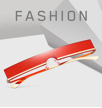 Load image into Gallery viewer, 2023 Rectangle Sunglasses Women   Brand Designer Red Pink Clear Small Lens Personality Sun Glasses ShadesUV400