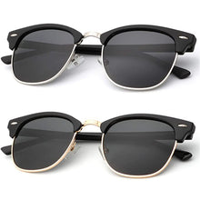 Load image into Gallery viewer, 2023 Retro Polarized Sunglasses for Men and Women Semi-Rimless Frame Driving Square Sun glasses 100% UV Blocking