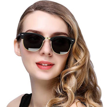 Load image into Gallery viewer, 2023 Retro Polarized Sunglasses for Men and Women Semi-Rimless Frame Driving Square Sun glasses 100% UV Blocking