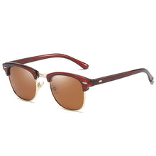 Load image into Gallery viewer, 2023 Retro Polarized Sunglasses for Men and Women Semi-Rimless Frame Driving Square Sun glasses 100% UV Blocking