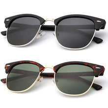 Load image into Gallery viewer, 2023 Retro Polarized Sunglasses for Men and Women Semi-Rimless Frame Driving Square Sun glasses 100% UV Blocking