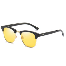 Load image into Gallery viewer, 2023 Retro Polarized Sunglasses for Men and Women Semi-Rimless Frame Driving Square Sun glasses 100% UV Blocking